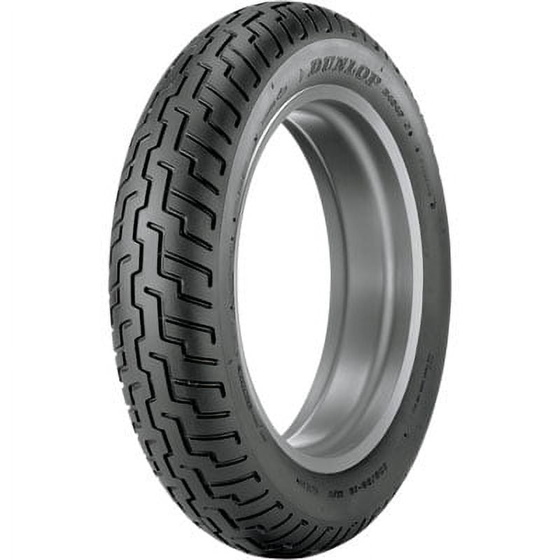 110/90-18 (61H) Dunlop D404 Front Motorcycle Tire Black Wall For Yamaha, Honda, Moto Guzzi