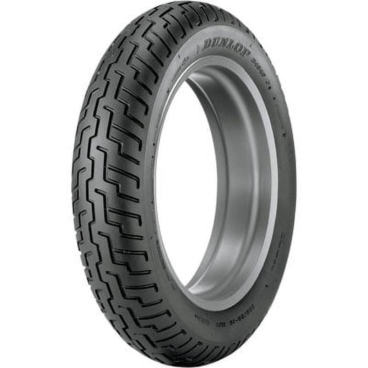 110/90-18 (61H) Dunlop D404 Front Motorcycle Tire Black Wall For Yamaha, Honda, Moto Guzzi