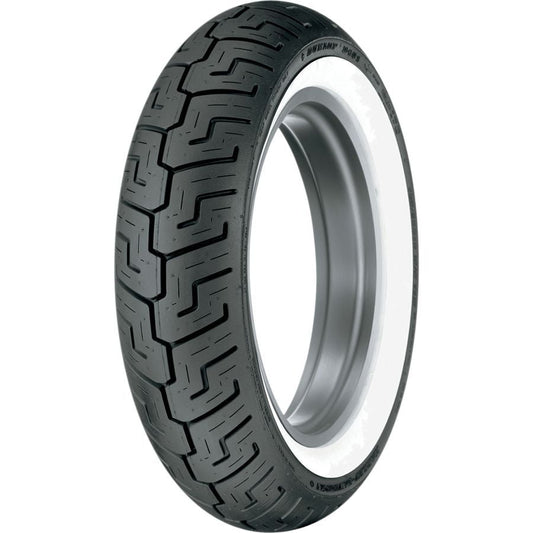 150/80B-16 Dunlop Harley D401 Wide White Wall Rear Tire
