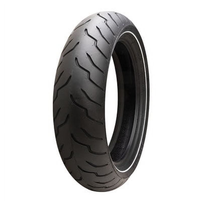 180/65B-16 (81H) Dunlop American Elite Rear Motorcycle Tire Narrow White Wall for Harley-Davidson Road Glide Custom FLTRX 2010-2013